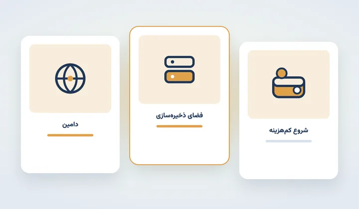 سه هزینه پایه راه‌اندازی فروشگاه اینترنتی: دامین، فضای ذخیره‌سازی و شروع کم‌هزینه